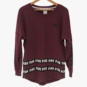 PINK Victoria’s Secret Oversized Sweatshirt Sz S